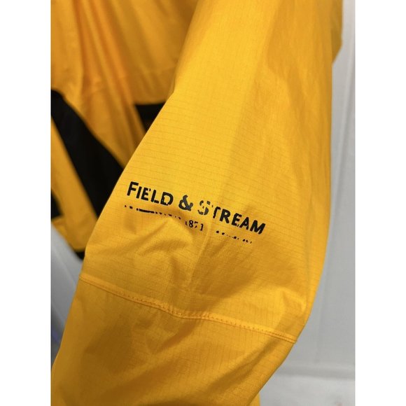 Field&Stream Men's Long Sleeve Light Weight Yellow Pullover Windbreaker Size XXL - Picture 7 of 12